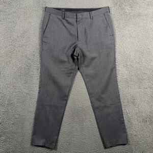 J Crew Pants Mens 34x30 Gray Ludlow Slim Fit Dress Slacks Tollegno 1900 Wool